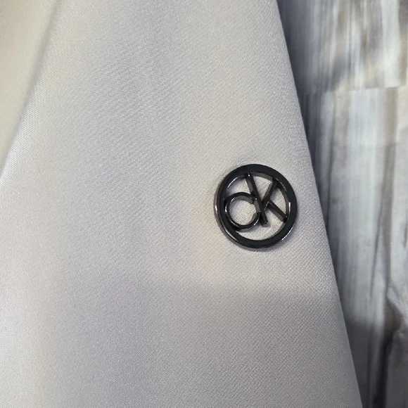 Calvin Klein Beige Trench Coat Size XXL - Picture 4 of 9